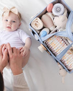 Lily Miles Baby Diaper Caddy Organizer, Quilted Nursery Storage Organizer for Newborn Essentials and Diaper Changing Station, Gift for Baby Shower and Registry Must-Have (Baby Breeze) - Image 6