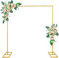 Metal Adjustable Square Arches Backdrop Heavy Duty Wedding Stand by IKULE