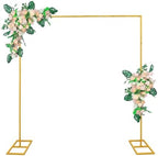 Metal Adjustable Square Arches Backdrop Heavy Duty Wedding Stand by IKULE
