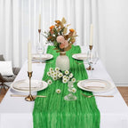 12 Pack 35 x 120 Inch Green Table Runner Cheesecloth - Image 3