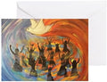 CafePress Wind & Fire Of Pentecost Greeting Cards Greeting Card (20-pack), Note Card with Blank Inside, Birthday Card Matte by CafePress