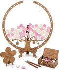 Wedding Guest Book Alternative Wooden Cherry Blossom Tree Drop Chip Sign-In by GIFTSH0PBYHELEN