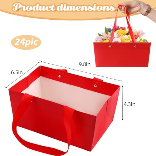 Orchidleaf 24 Pcs Basket for Gifts Empty DIY Bulk Empty Gift Basket - Image 2