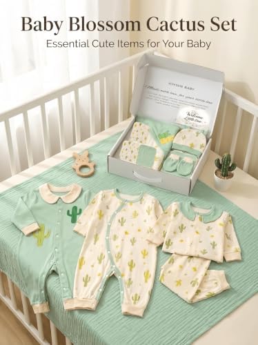 Newborn Gift Set, 18-Piece Newbron Boy Clothes Layette Set, 6-9 M - Image 6