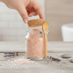 Ahhute Sugar Scrub Containers, Bath Salt Jar, Spice Jars with Bamboo Spoons - Image 4