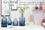 TBWIND 12Pcs Blue Glass Bud Vases Set, Small Vases for Flowers - Image 3