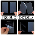 90Pcs Clear Acrylic Place Cards for Wedding Seating, Blank Rectangle Table Name Tags DIY - Image 7