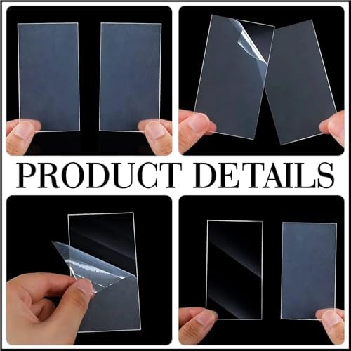 90Pcs Clear Acrylic Place Cards for Wedding Seating, Blank Rectangle Table Name Tags DIY - Image 7