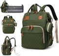 Diaper Bag with Changing Station, Baby Backpack with Foldable Changing Pad by Lamroro