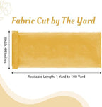 75 Yard Organza Fabric 44" Wide for Wedding Event Décor - Gold - Image 2
