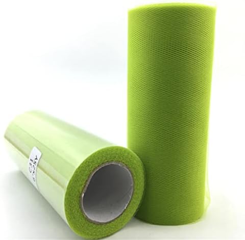 PuLaif Organza Tulle Fabric Roll 22m x 15cm Multicolor Wedding Baby Shower Party Decoration(Light Green) by Unknown