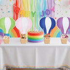 Meooeck 8 Sets Colorful Hot Air Balloon Table Centerpieces Decor - Image 4
