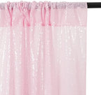 Poise3EHome Pink Sequin Backdrop Curtains,4 Panels 2FTx8FT Glitter Background for Party Birthday Party Baby Shower Wedding Christmas Thanksgiving Halloween Holiday Festival Decor - Image 5