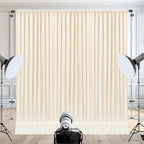 40x10ft Champagne Backdrop Curtain for Wedding Parties Wrinkle Free Fabric Champagne Drapes Backdrop Decoration for Baby Shower Birthday Photography Decoration 8 Panels, 5ft x 10ft - Image 7