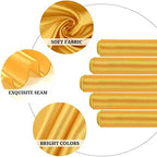 60 Pcs Gold Chair Sashes Satin Chair Bows Sashes for Party, Hotel, Wedding, Reception, Restaurant Event Decoration (7 x 108 inch) - Image 3