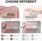 20ft×15ft Dusty Pink Backdrop Curtain for Wedding Parties - Image 3