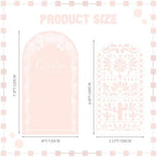 Mindsoft 2 Set Cielito Lindo Backdrop Cover 7.2ft 6.6ft Arch Pink - Image 2