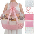 Colingmill Extra Large Woven Gift Basket,Pink,19.5 Inch by Colingmill