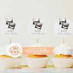 Set of 24 Custom Cupcake Toppers | Gender Reveal Cupcake Toppers | Party Cupcake Toppers | Party Decorations | Baby Shower Toppers | Congrats on Pregnancy - Image 2