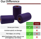 Tulle Fabric Rolls, 3 Pcs, 6 Inch by 100 Yards (300 feet) Fabric Spool Tulle Ribbon (Purple, Orange, Emerald Green) - Image 4