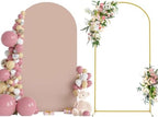 Wokceer 7.2FT Arch Backdrop Stand and Cover Set,Arch Stand with Nude Cover by Wokceer