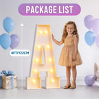Baby Marquee Letters, 4FT Light Up Letters Baby Shower Decorations - Image 3