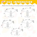 5 Tiered Dessert Table Display Set Buffet Riser Clear Acrylic Dessert - Image 2