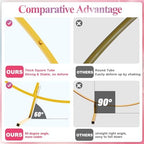 Fomcet 6.6ft Round Backdrop Stand Gold Circle Arch Metal Wedding Arch - Image 3