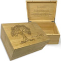 Personalized Tree of Life Box, Keepsake Box Engravable, Bamboo Wood by TopObsession