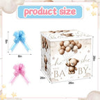 AmazingSpark 28in Giant Gender Reveal Gift Box Kit, Neutral Bear - Image 2