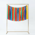 PapaKit 5ft Extra Large Colorful Streamer Fringe Party Backdrop 5ft | Ready to Hang | Vibrant Festive Rain Curtains for Birthday, Fiesta Party Decorations, High-Density Photo Booth Background by PapaKitCreativeDecoration