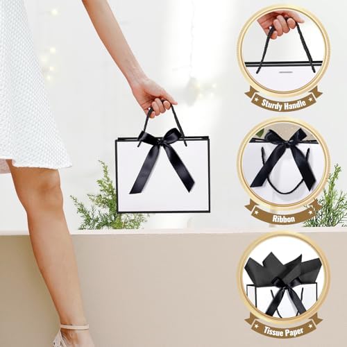 DOYIDE 30 Pcs Thank You Gift Bags with Tissue Paper & Handles, 9x7x3.1inch - Image 4