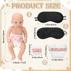 37 Pcs Baby Shower Diaper Changing Game Supplies, Elegant - Image 2