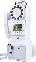RetroVox Video & Audio Guest Book Wedding Phone Guestbook Creative Easy to Use & Fun Engagements Anniversaries Baby Showers Graduation (B Pure White) by ChooseaFunAudioGuestbookforYourEvent