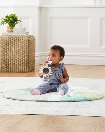 Skip Hop Tummy Time Mat, 3-in-1 Activity Baby Play Gym, Age 0-2y, Garden Oasis, Green Multi - Image 5