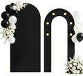 6FT Arch Backdrop with Stand, Lighted Set Wedding Birthday Party, Black by Ruxion