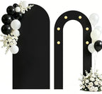 6FT Arch Backdrop with Stand, Lighted Set Wedding Birthday Party, Black by Ruxion