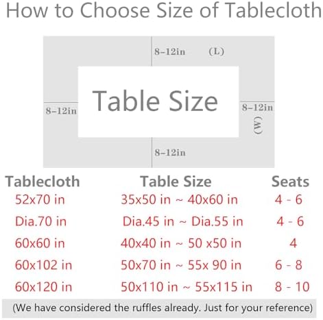 Orange White Gingham Tablecloth Round Dia.90 - Image 2