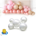 Garland Balloons Reusable, PVC Party Decor Arch Kit，5balls-White by Unknown
