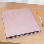 Large Photo Album Scrapbook, Holds 4x6, 8x10 Pictures, Self-Adhesive Pages for Baby, Wedding, Travel & Family Memories, Includes Metallic Pen & Scraper, Light Pink DIY Memory Book for Gifts - Image 6