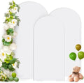 Hemmotop Stretchy White Arch Backdrop Cover Set of 3-7.2ft, 6.6ft, 6ft by Hemmotop