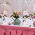 Riceshoot 324 Pcs Floating Flowers Vase Fillers Kit for Centerpieces, Rose - Image 4