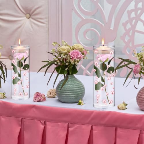 Riceshoot 324 Pcs Floating Flowers Vase Fillers Kit for Centerpieces, Rose - Image 4