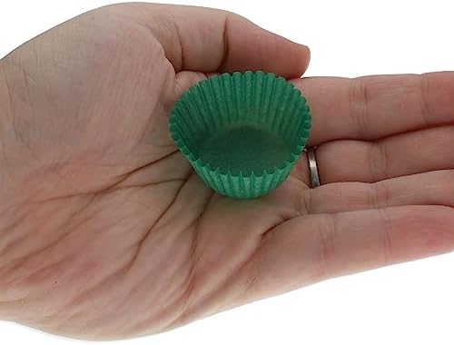 CybrTrayd No.4 Glassine Paper Approximately 2,500 Pieces – 1” Base, 3/4” Wall Candy Cups, Green - Image 4