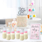 Roowest Bottle Chug Baby Shower Games Favors, Pink, Elephant - Image 6