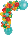 Multicolor Latex Balloon Garland Kit - 5" - 24" - Perfect for Birthdays, Weddings, & Events, Sherbet, Pack of 74 by AmscanPartySupplies