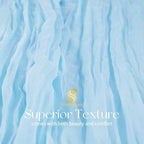 Showgeous 20 Pack Baby Blue Cheesecloth Table Runner, 17 x 108 Inches - Image 4