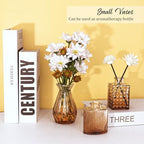 Set of 36 Glass Bud Vases Small Flower Vases for Centerpieces(Amber) - Image 4