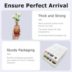 SUPMIND 16P Glass Bud Vases, Mix-Colored Small Flower Vase for Centerpieces - Image 6