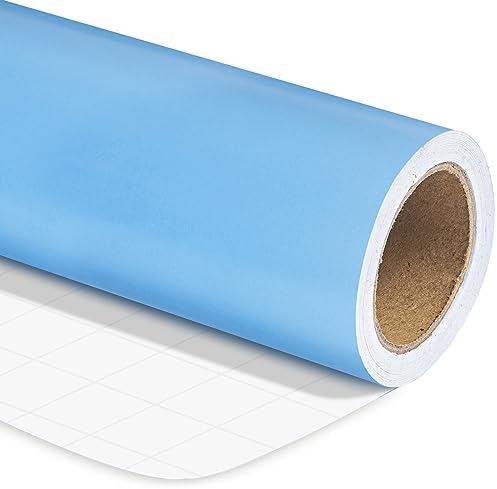 RUSPEPA Sky Blue Wrapping Paper Solid Color for Wedding, Birthday, Shower, Congrats, and Holiday - 30 inches x 100feet by RUSPEPA